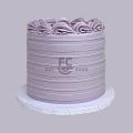 Gradient Stripe 10" Stainless Steel Cake Comb 120