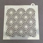 Art Deco Fans Cookie Stencil - The Cookie Countess 150