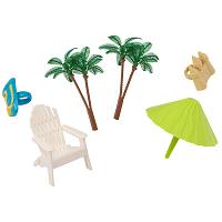 Beach Chair & Umbrella DecoSet - 1 Set 200