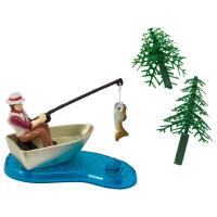 Fisherman with Action Fish DecoSet - 1 Set 200