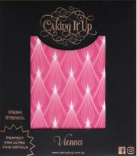 Vienna Mesh Cake Stencil by Caking It Up 200