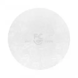 6 Inch Round White Embossed 1/4" Cake Board