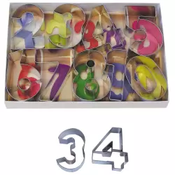 Numbers Cookie Cutter Set of 9 - 2.5"