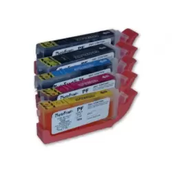 Canon Cli250 Cli251 Auto-Resetting Edible Ink Cartridge Set