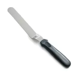 12 1/2" Spatula Angled Black Handle