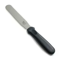 13" Spatula Straight Black Handle