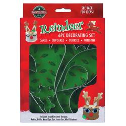 Reindeer Cake Decorating 6pc Set