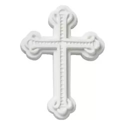 Gumpaste Ornate Cross - pack of 3