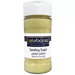 Sanding Sugar - Pastel Yellow 4 oz