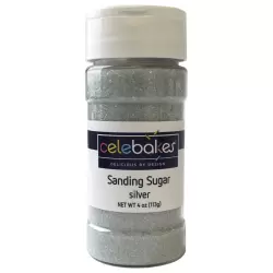 Sanding Sugar - Silver 4 oz