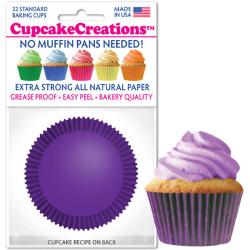 Plum/Purple Cupcake Liners - pkg of 32