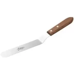 7.75" Offset Wood Handle Spatula by Ateco