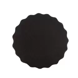 Black 0.050" Round Scallop Thin Board - 6"