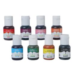 SHORT DATE 8 Natural Color Kit 10 mL Liqua-Gel Food Color by Chefmaster