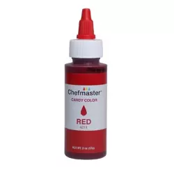 Red 2 oz Liquid Candy Color by Chefmaster