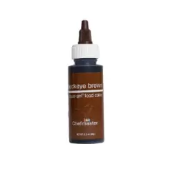 Buckeye Brown 2.3 oz Liqua-Gel Food Color by Chefmaster