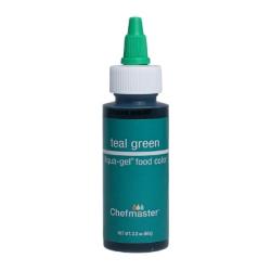 Teal Green 2.3 oz Liqua-Gel Food Color by Chefmaster