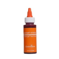 Sunset Orange 2.3 oz Liqua-Gel Food Color