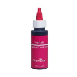 Fuchsia 2.3 oz Liqua-Gel Food Color by Chefmaster