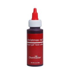 Christmas Red 2.3 oz Liqua-Gel Food Color by Chefmaster