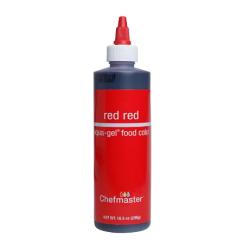 Red Red 10.5 oz Liqua-Gel Food Color by Chefmaster