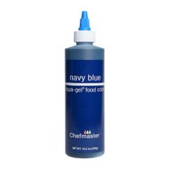 Navy Blue 10.5 oz Liqua-Gel Food Color by Chefmaster