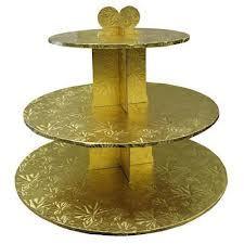 3 Tier Gold Cupcake Stand by Enjay