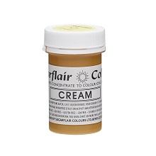 Cream Sugarflair Tartranil Concentrated Paste Colour