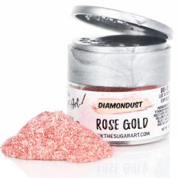 Rose Gold Diamond Dust Edible Glitter - by The Sugar Art
