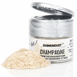 Champagne Diamond Dust Edible Glitter - by The Sugar Art