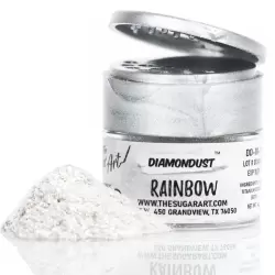 Rainbow Diamond Dust Edible Glitter - by The Sugar Art