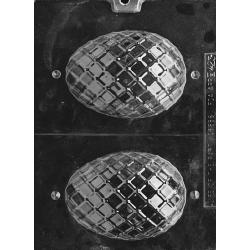 Medium Lattice Egg Chocolate Mold 4 1/2 X 3 1/8 3/4 deep