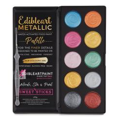 Color Edibleart Metallic Paint Palette by Sweet Sticks