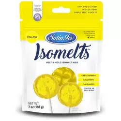 Satin Ice Yellow Isomalt - Isomelts - 198g