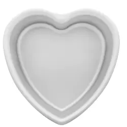 Heart Cake Pan 6" x 3" by Fat Daddio's
