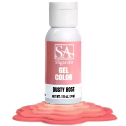 Dusty Rose Gel Color - 1 oz by The Sugar Art