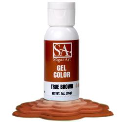 True Brown Gel Color - 1 oz by The Sugar Art