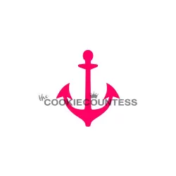 Anchor Cookie Stencil - The Cookie Countess