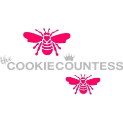 Bees in 2 Sizes Cookie Stencil - The Cookie Countess