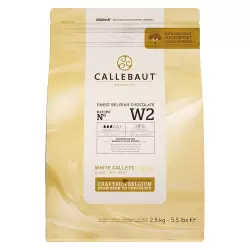 Callebaut White Chocolate W2 - 2.5 kg