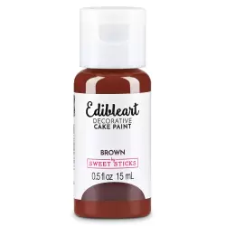 Brown 15mL - Edibleart Paint by Sweet Sticks