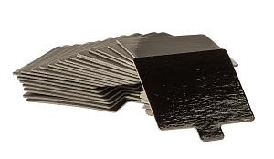 Black 0.045" Square Thin Tab Board - 3" - CASE OF 500 300