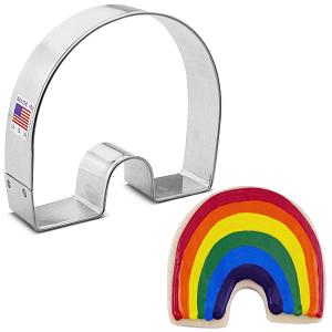 Simple Rainbow Cookie Cutter 4" 300
