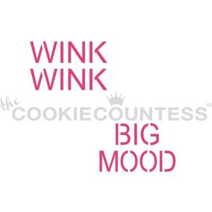Modern Conversation Hearts 3 Piece Set Cookie Stencil by the Coo 300