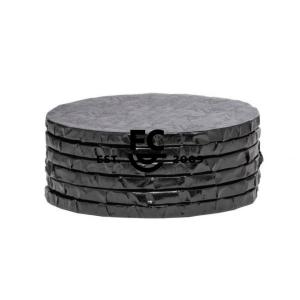 10 Inch Round Black 1/2" Drum Cake Board 300