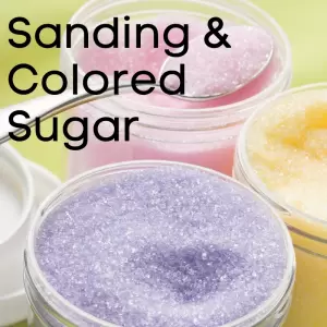 Sanding & Colored Sugar