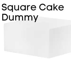 Square cake dummy