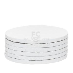 14 Inch Round White 1/2" Drum Cake Board 300