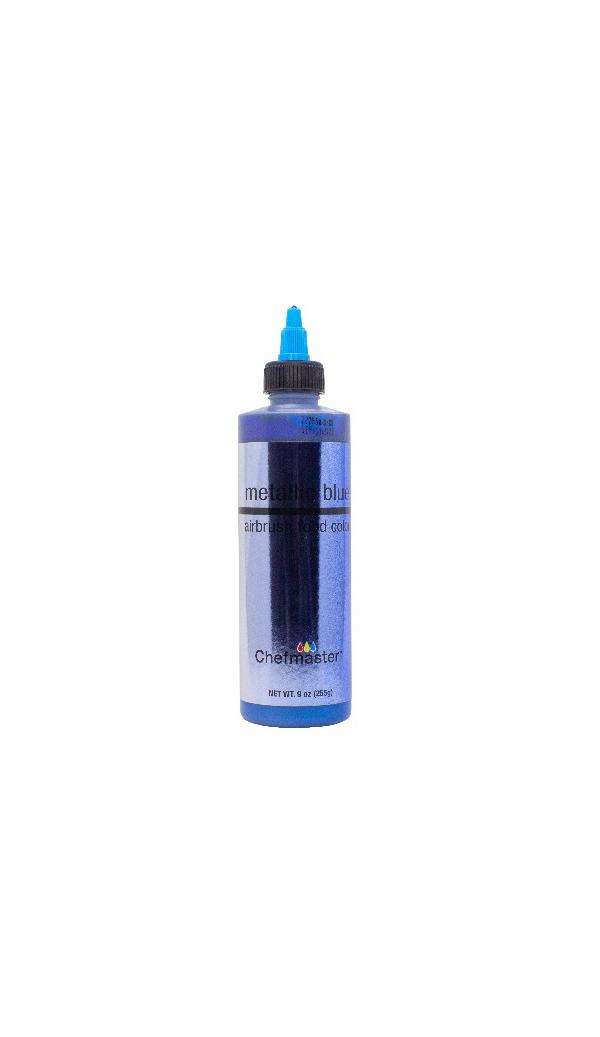 Metallic Blue 9 oz Airbrush Color by Chefmaster 600