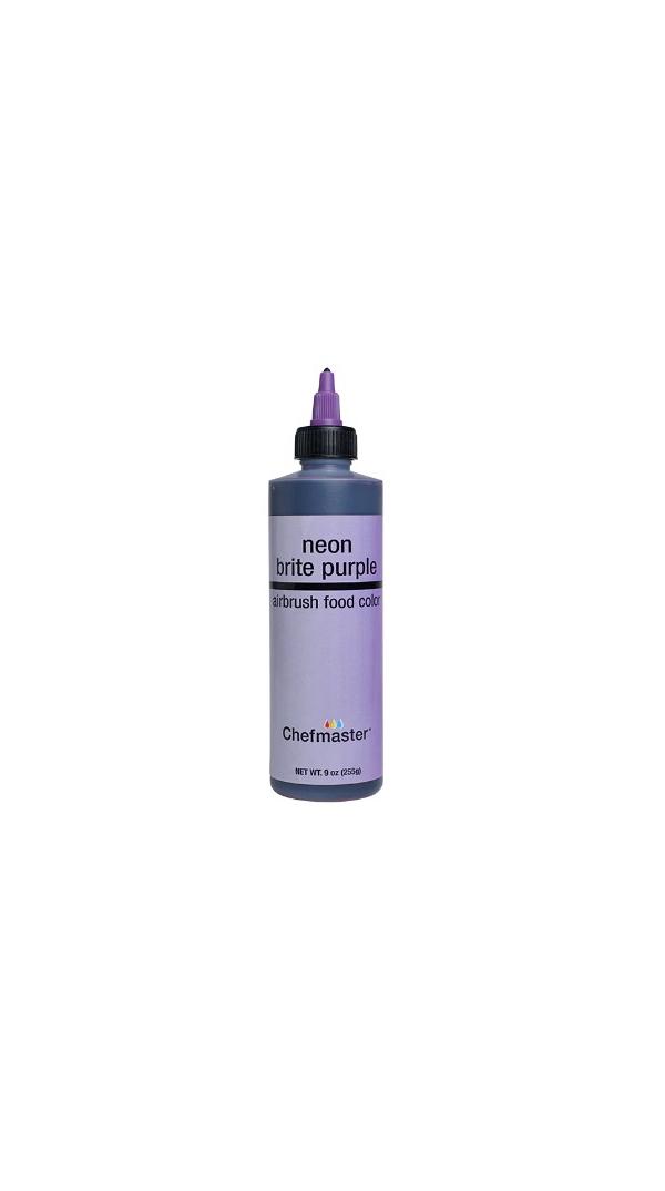 Neon Brite Purple 9 oz Airbrush Color by Chefmaster 600